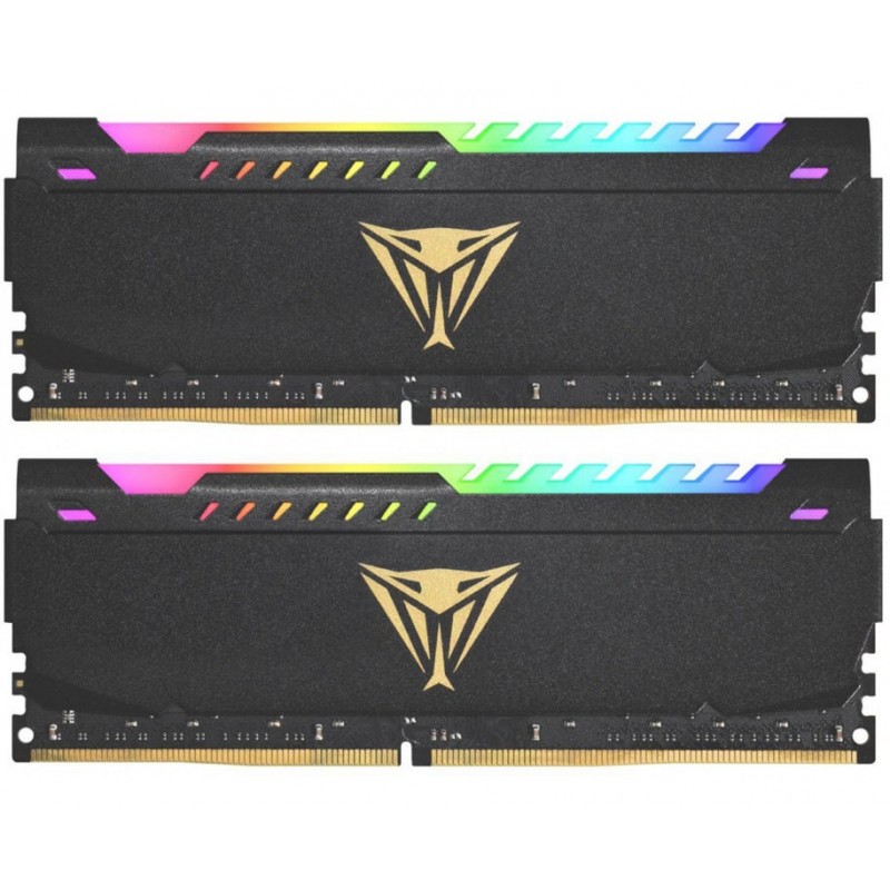 MEMORIA PATRIOT V4S VIPER STEEL SERIES 16GB DDR4 3200 RGB BLACK(2x8) PE000791