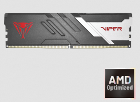 MEMORIA PATRIOT VIPER VENOM AMD DDR5 16GB 6000 MTS CL30 BLK/SIR PE001185