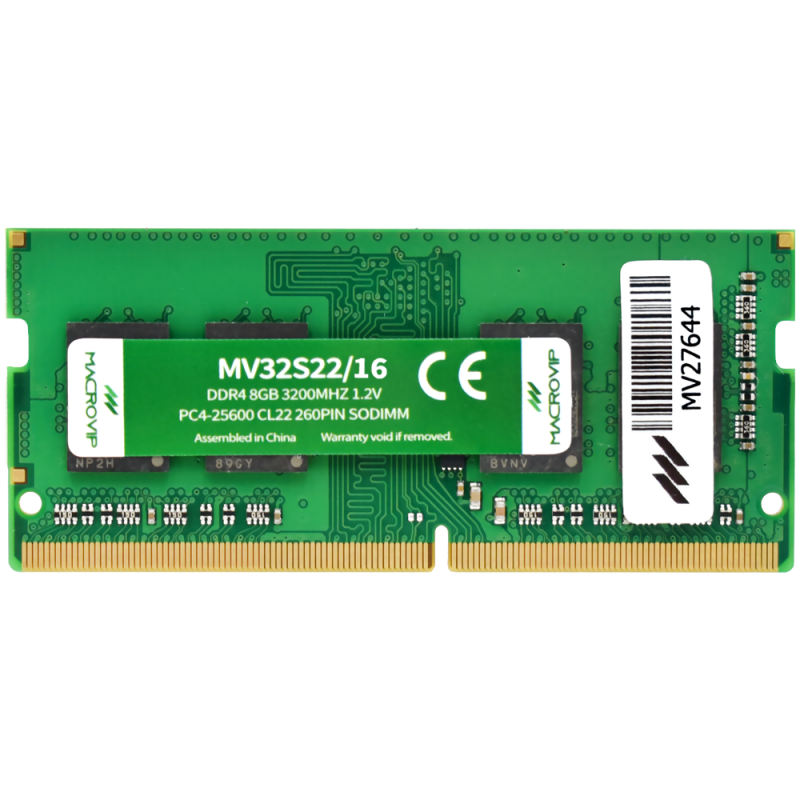 MEMORIA SODIMM DDR4 16GB MACROVIP 3200MHZ