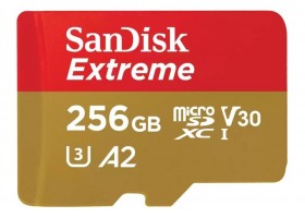 MICRO SDXC 256GB SANDISK EXTREME UHS-I A2 C/ADAP-SD