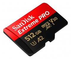 MICRO SDXC 512GB SANDISK EXTREME UHS-I A2 C/ADAP-SD