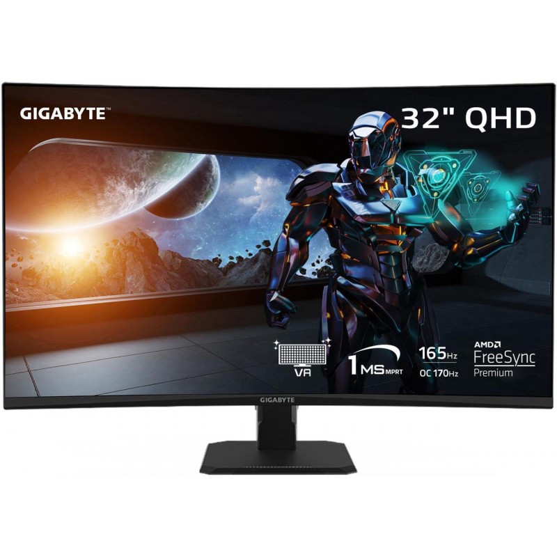 MONITOR GAMER GIGABYTE 32 GS32QC CURVO