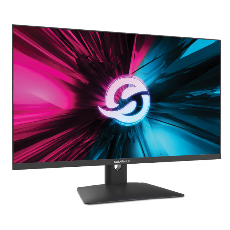 MONITOR SOLARMAX 24 GAMING FHD 180H FLAT VA PANEL HDMI-DP BLACK SHELL WITH RGB