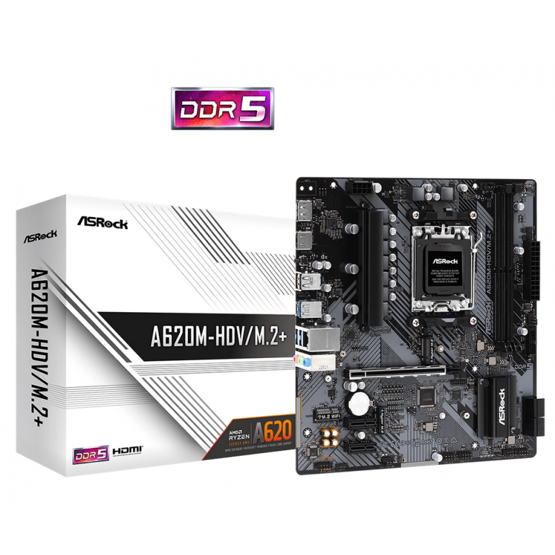 MOTHER ASROCK (AM5) A620M-HDV/M.2+