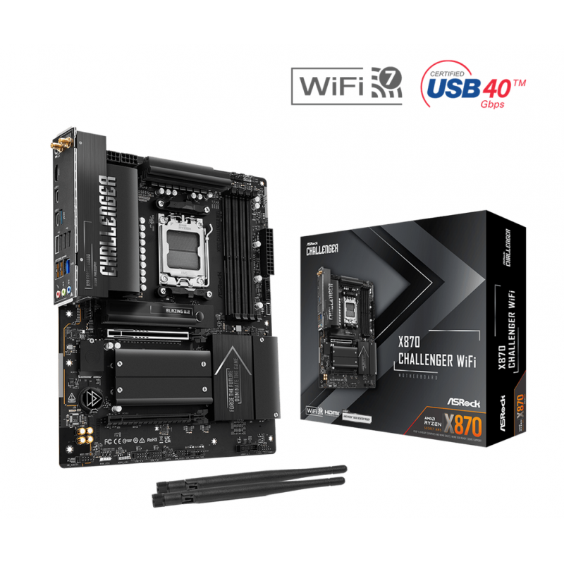 MOTHER ASROCK (AM5) X870 CHALLENGER WIFI