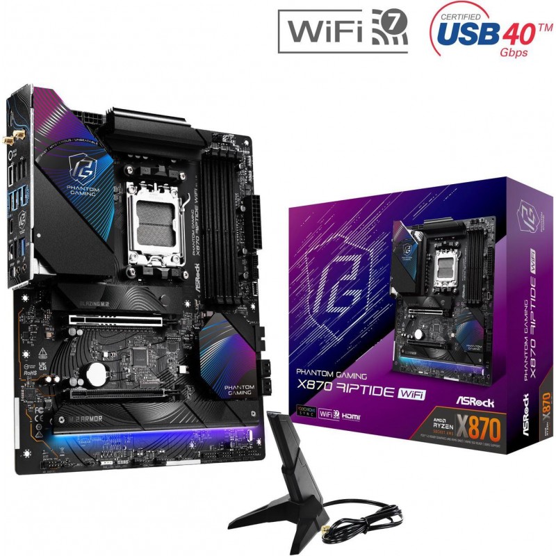 MOTHER ASROCK (AM5) X870 RIPTIDE WIFI
