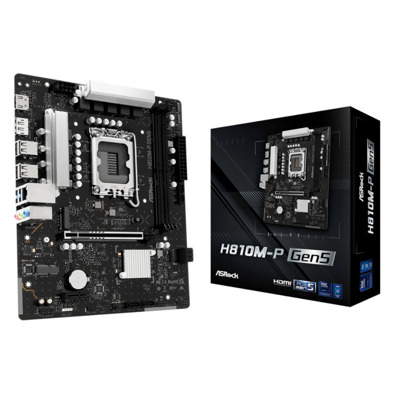 MOTHER ASROCK (LGA1851) H810M-P GEN5 INTEL