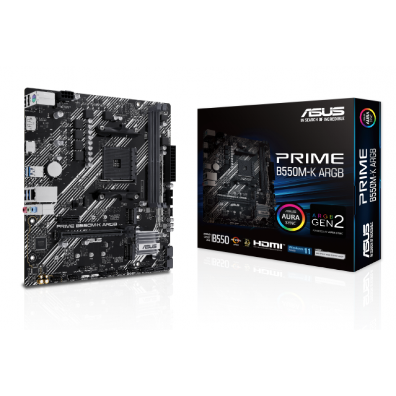 MOTHER ASUS (AM4) PRIME B550M-K ARGB