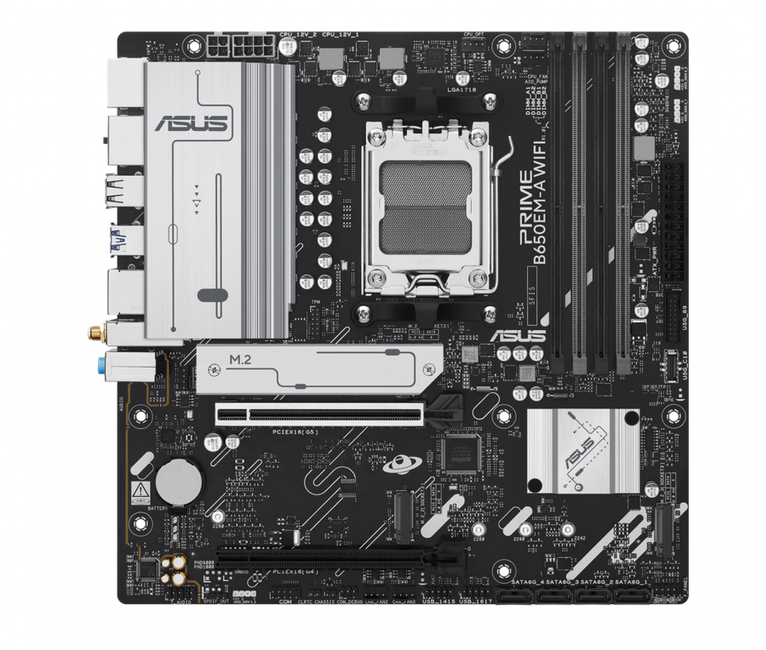 MOTHER ASUS (AM5) PRIME B650EM-A WIFI