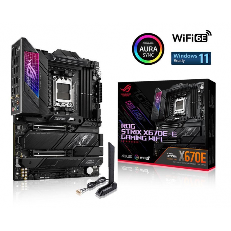 MOTHER ASUS (AM5) ROG STRIX X670E-E GAMING WIFI