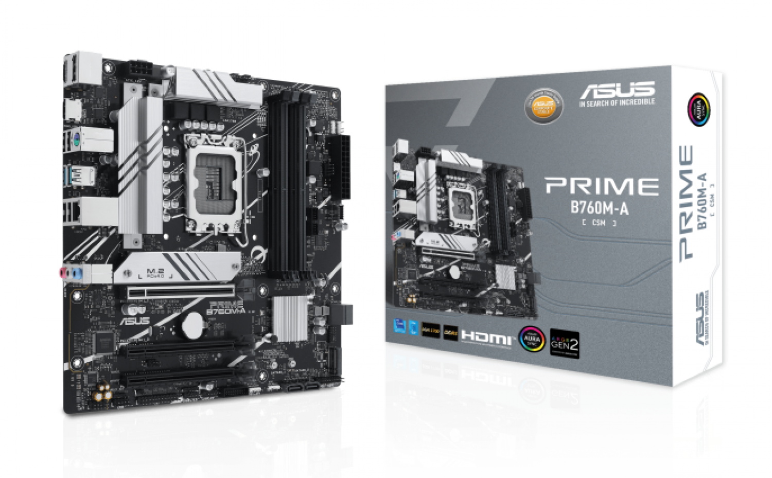 Motherboard Asus Prime B760m-a Csm Ddr5 I5 I7 12va 13va 14va