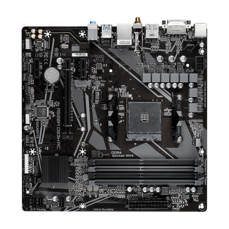 MOTHER GIGABYTE (AM4) A520M DS3H AC