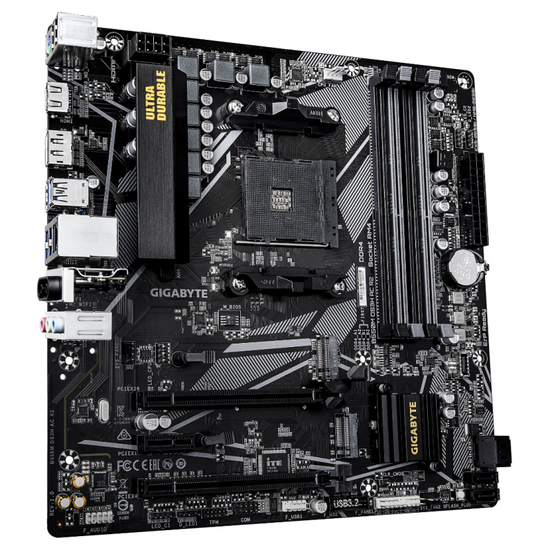 MOTHER GIGABYTE (AM4) B550M DS3H AC R2