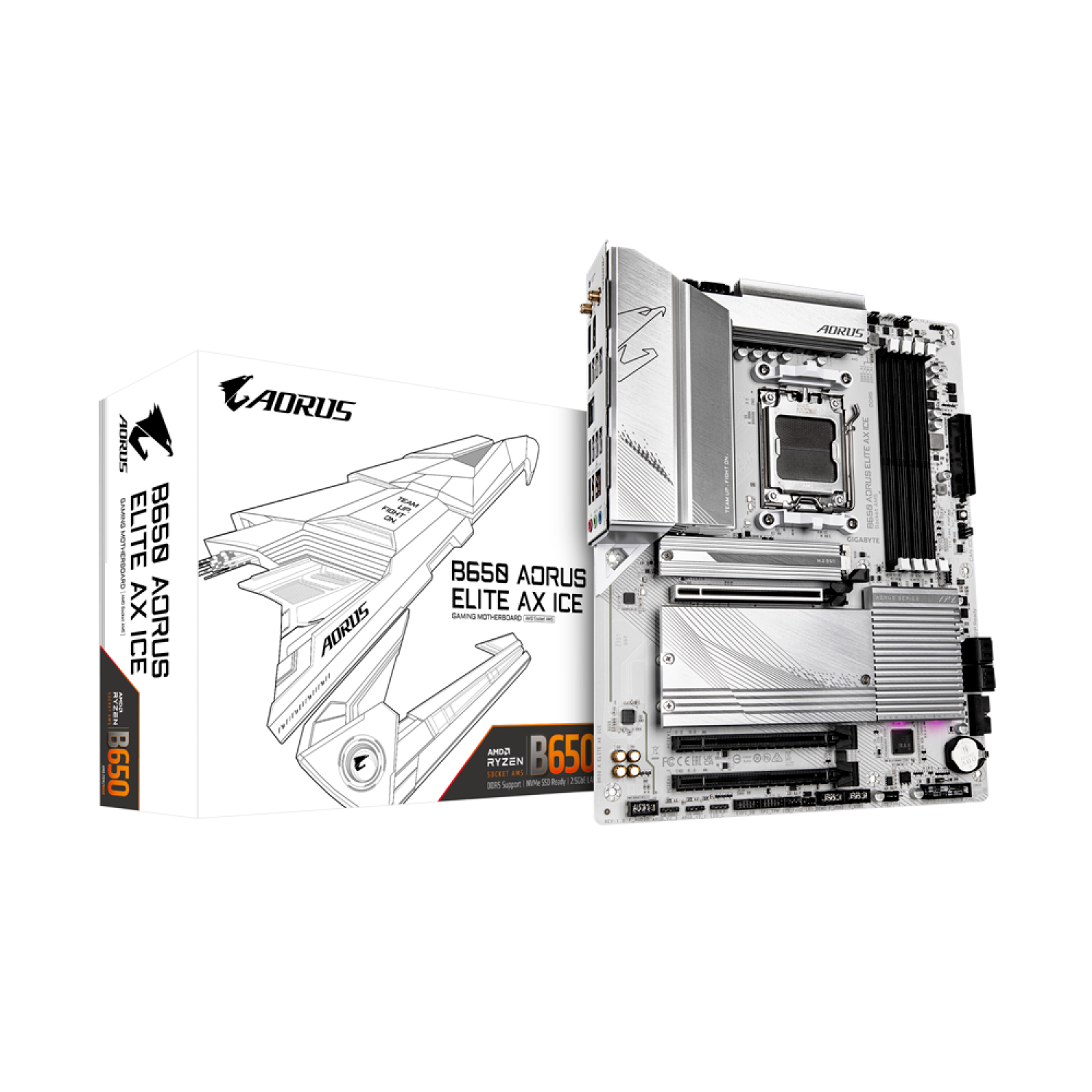 MOTHER GIGABYTE (AM5) B650 A ELITE AX ICE 1.1