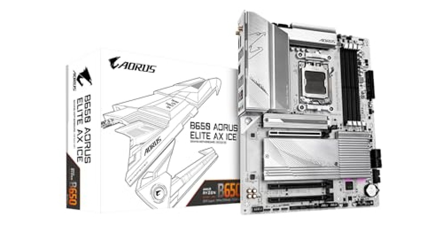 MOTHER GIGABYTE (AM5) B650 A ELITE AX ICE