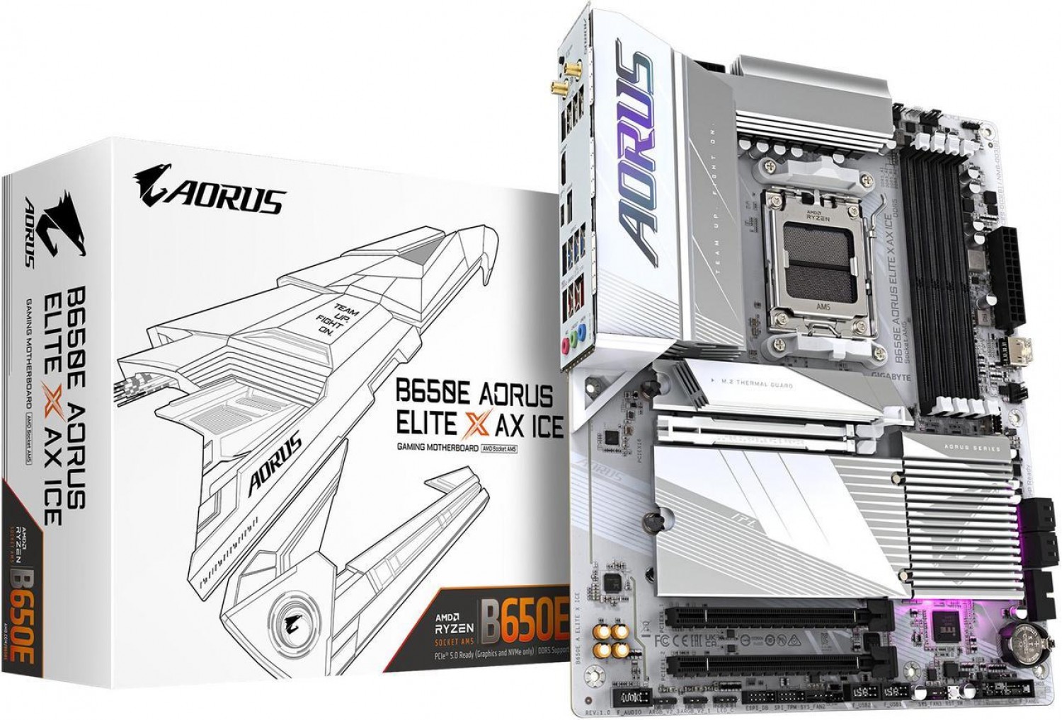 MOTHER GIGABYTE (AM5) B650E A ELITE X ICE 1.1