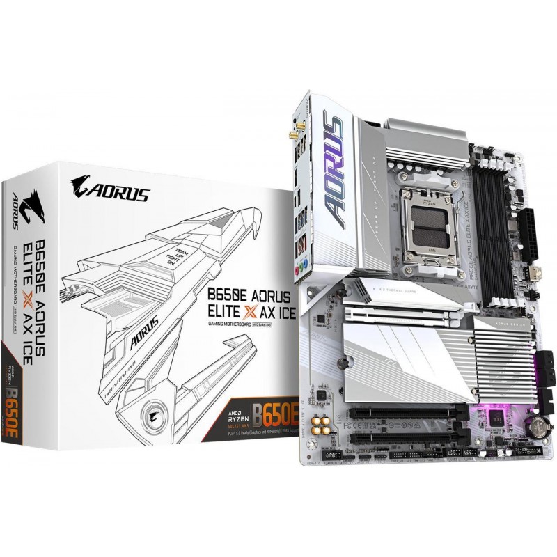 MOTHER GIGABYTE (AM5) B650E A ELITE X ICE
