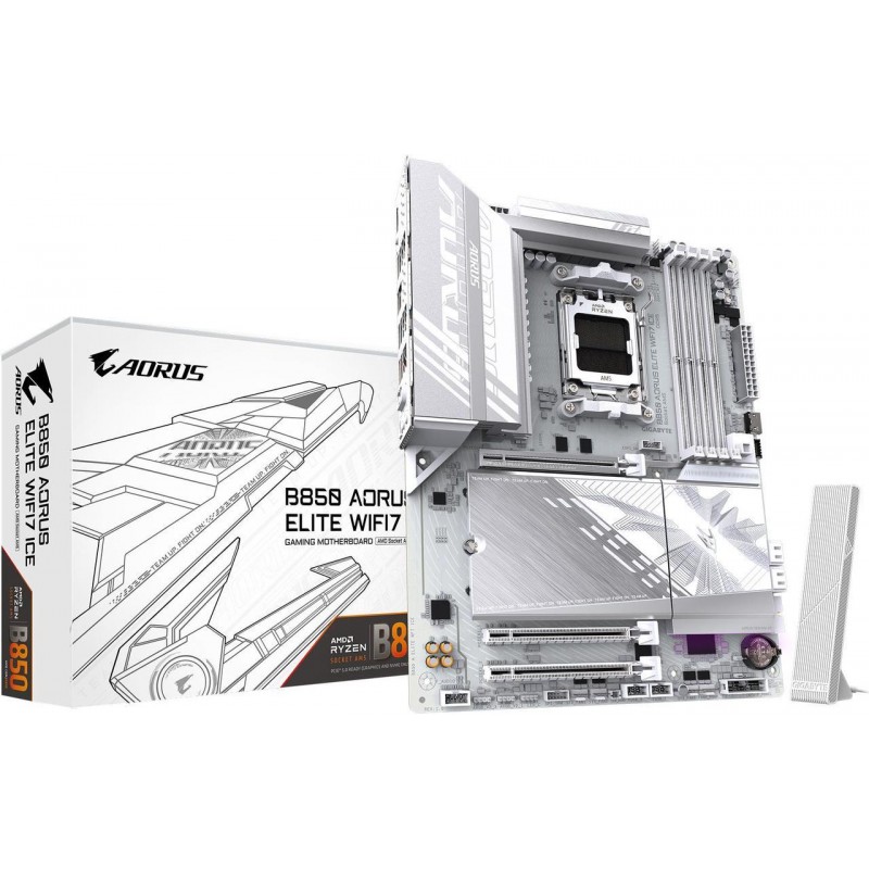 MOTHER GIGABYTE (AM5) B850 A ELITE WF7 ICE