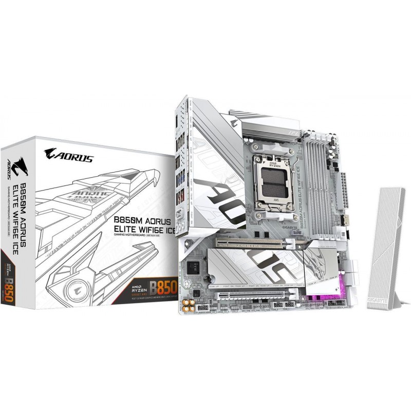 MOTHER GIGABYTE (AM5) B850M A ELT WF6E ICE