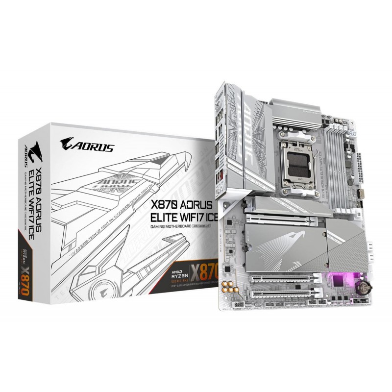 MOTHER GIGABYTE (AM5) X870 A ELITE WF7 ICE