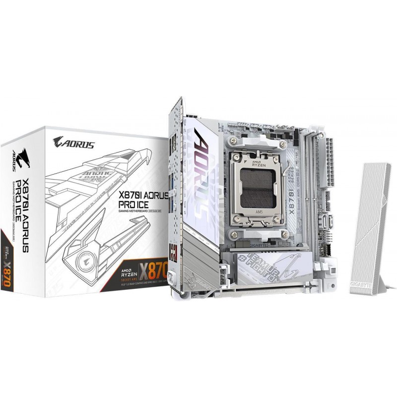 MOTHER GIGABYTE (AM5) X870I AORUS PRO ICE