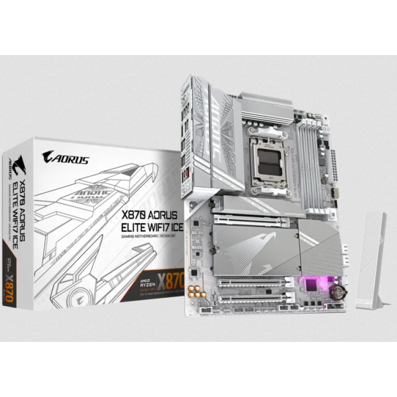MOTHER GIGABYTE X870M A ELITE WF7 ICE AM5
