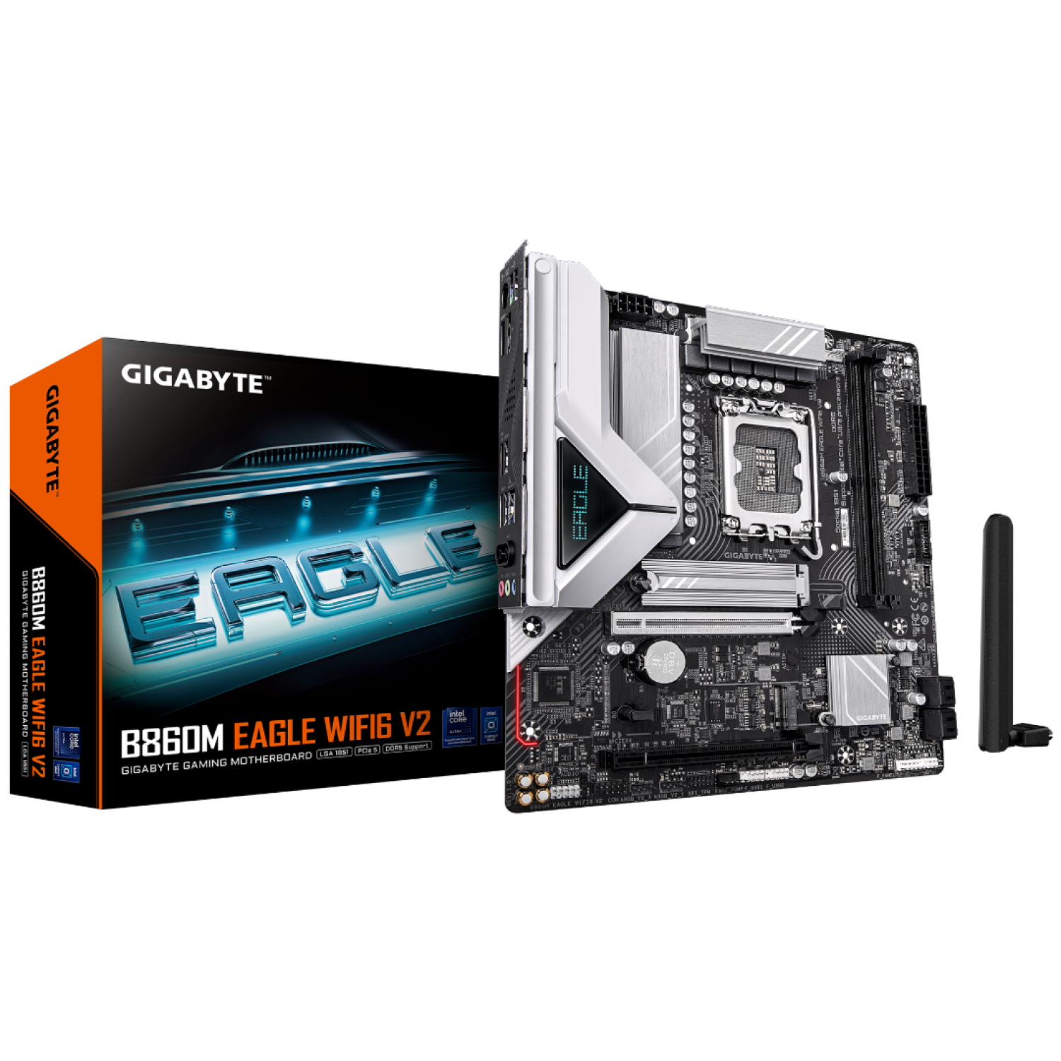 MOTHERBOARD GIGABYTE B860M EAGLE WIFI6 V2 LGA1851 DDR5