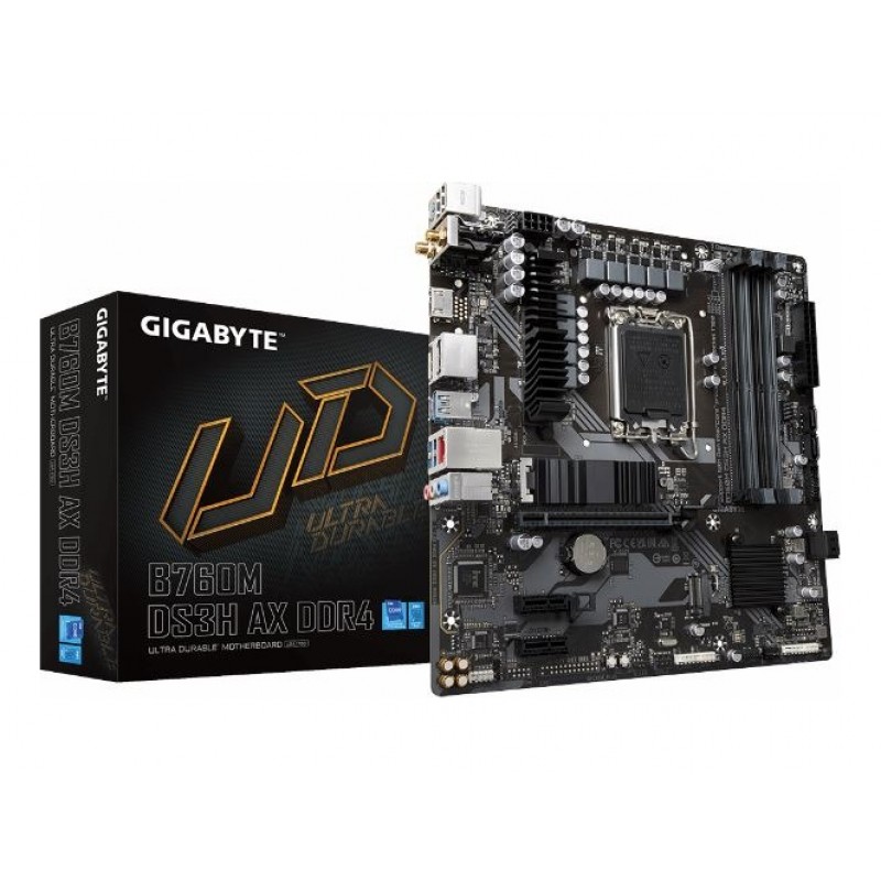 MOTHER GIGABYTE (LGA1700) B760M DS3H AX