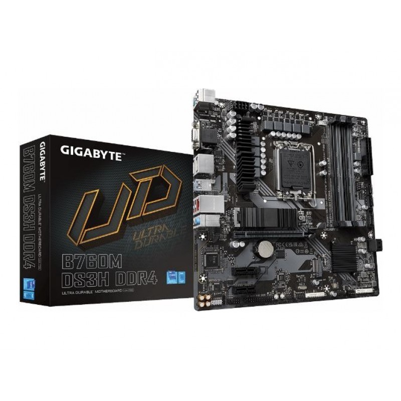 MOTHER GIGABYTE (LGA1700) B760M DS3H DDR4