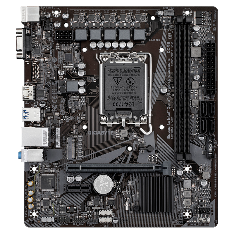MOTHER GIGABYTE (LGA1700) H610M H V2