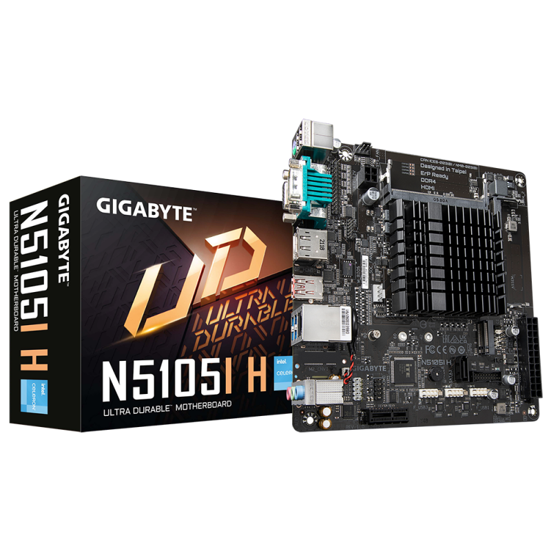 MOTHER GIGABYTE N5105I H + MICRO CELERON