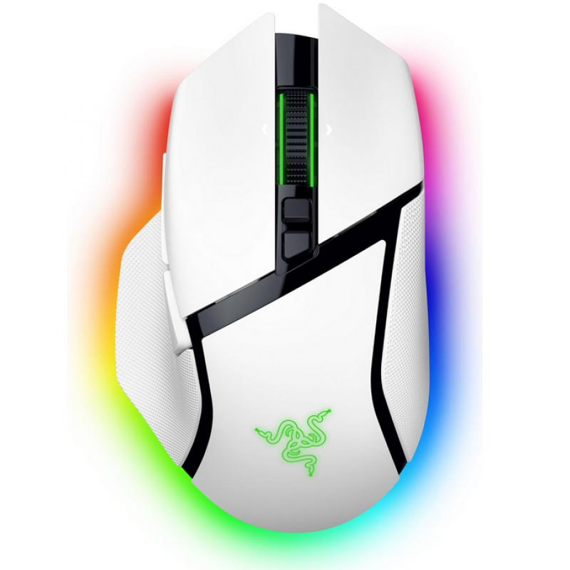 MOUSE GAMER RAZER BASILISK V3 PRO WHITE 35K HYPERSPEED WIRELESS