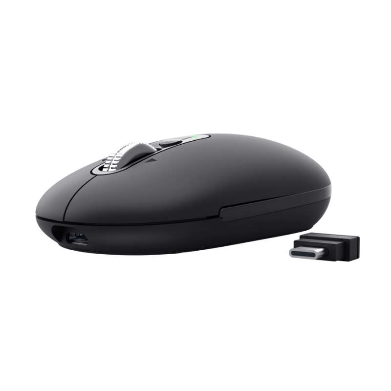 MOUSE GAMER TRUST SERON HYPSCROLL SLIM WRLS BLACK
