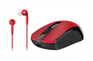 MOUSE GENIUS MH-8100 RED WIRELESS + AURI REGALO