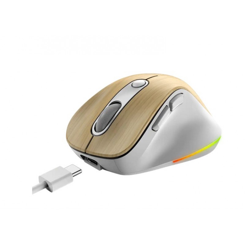 MOUSE GENIUS RS2 ERGO 9000S PRO PINE WOOD