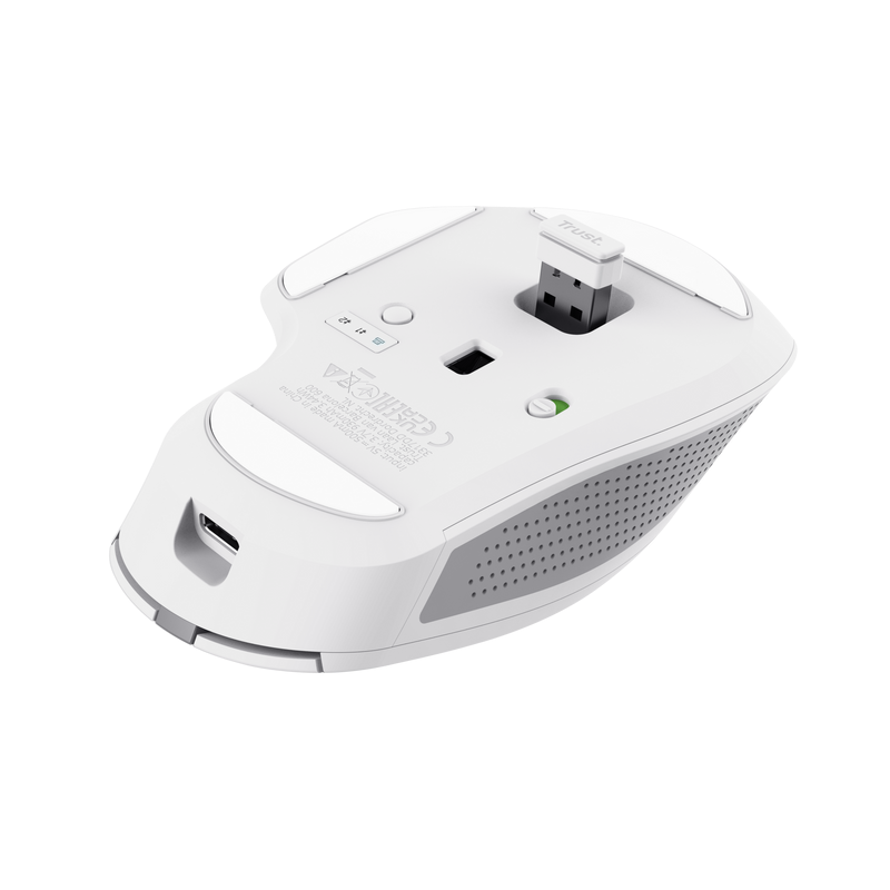 MOUSE TRUST OZAA+MULTI-CONNECT WIRELESS WHITE