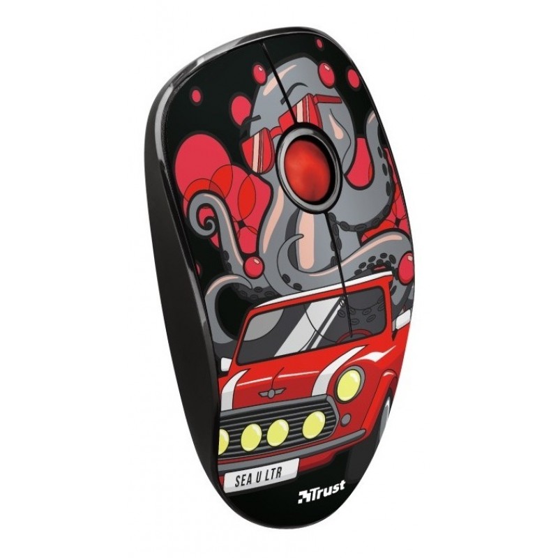 MOUSE TRUST SKETCH SILENT WIRELESS RED