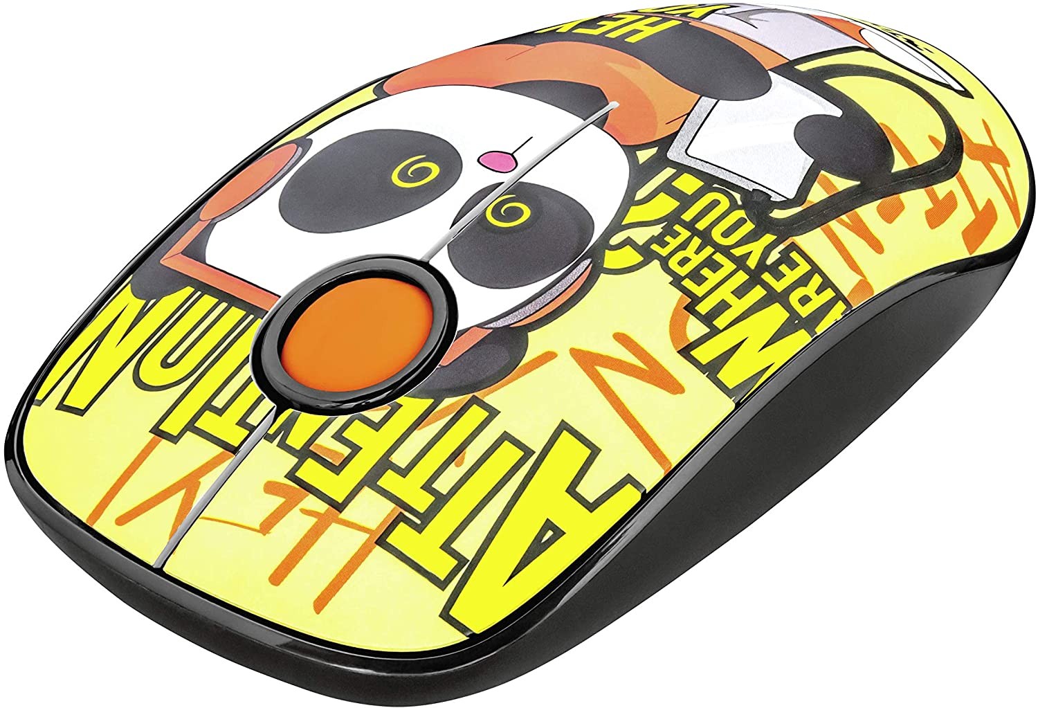 MOUSE TRUST SKETCH SILENT WIRELESS YELLOW