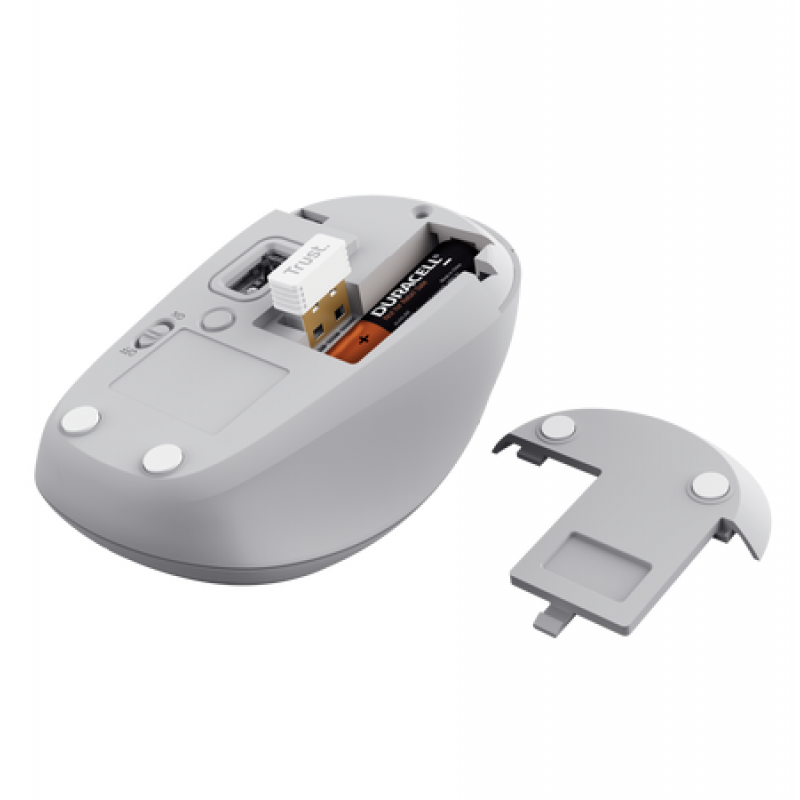 MOUSE TRUST YVI MULTI-DEVICE WIRELESS WHITE