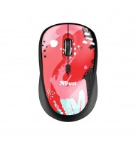 MOUSE TRUST YVI WIRELESS RED BRUSH