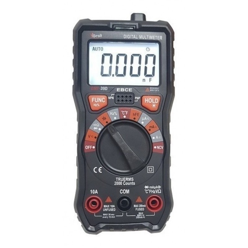 MULTIMETRO AUTORANGO MINI GMF-39D