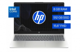 NOTEBOOK  HP 15 INTEL CORE 3 15.6 FHD C3-100U 8G DDR5 512G W11H