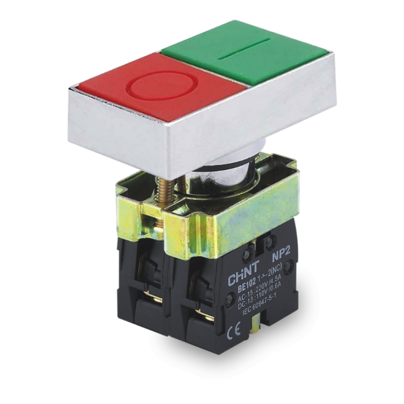 NP2-BL8325 PULSADOR DE ARRANQUE/PARADA EN CUERPO METALICO 1 NO+NC