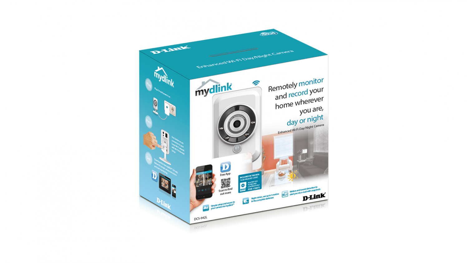 Outlet Camara Ip D-link Wireless Dcs-942l