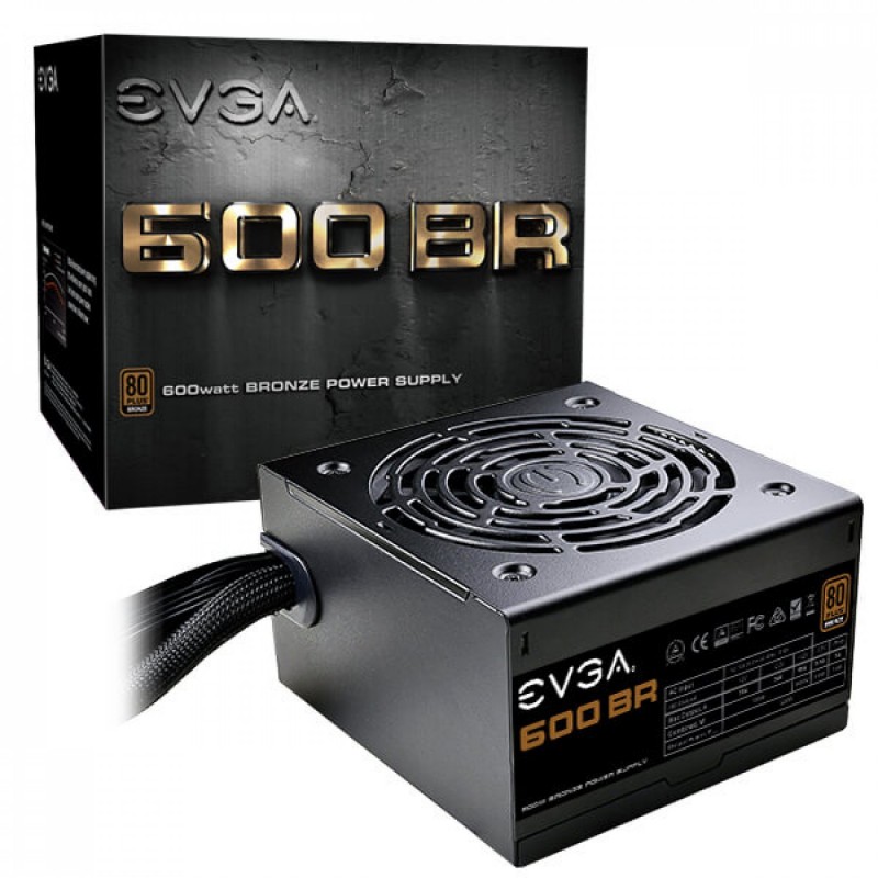 OUTLET FUENTE GAMER EVGA 600W BR 80 BRONZE