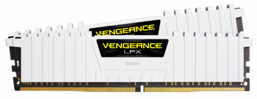 OUTLET MEMORIA CORSAIR VENGEANCE LPX WHITE DDR4 8GB 2666 MH1X8