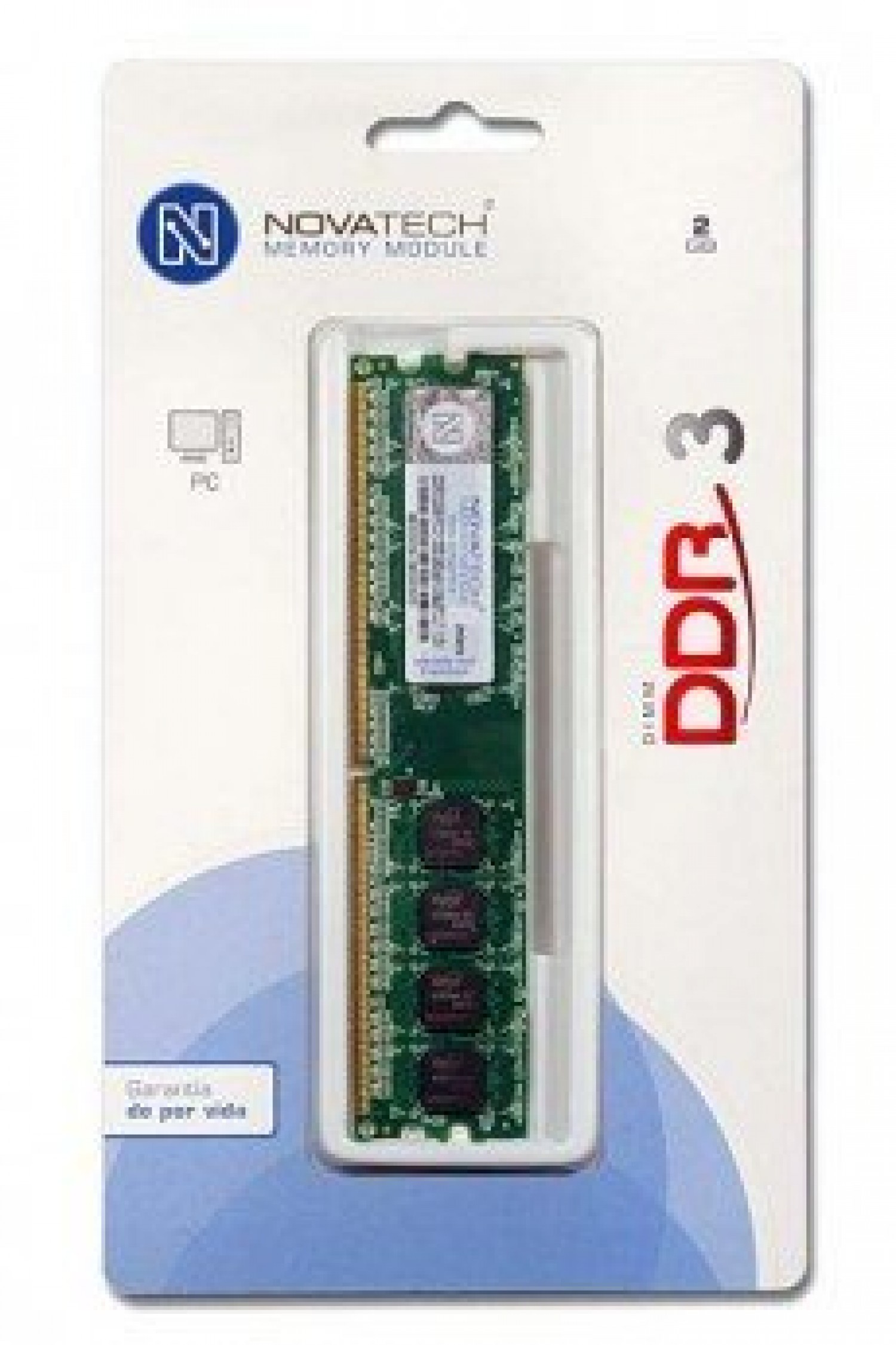 OUTLET MEMORIA NOVATECH DDR3 2GB 1333 MHBOX