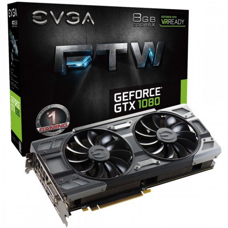 OUTLET PLACA DE VIDEO EVGA GTX 1080 FTW 8GB DDR5X