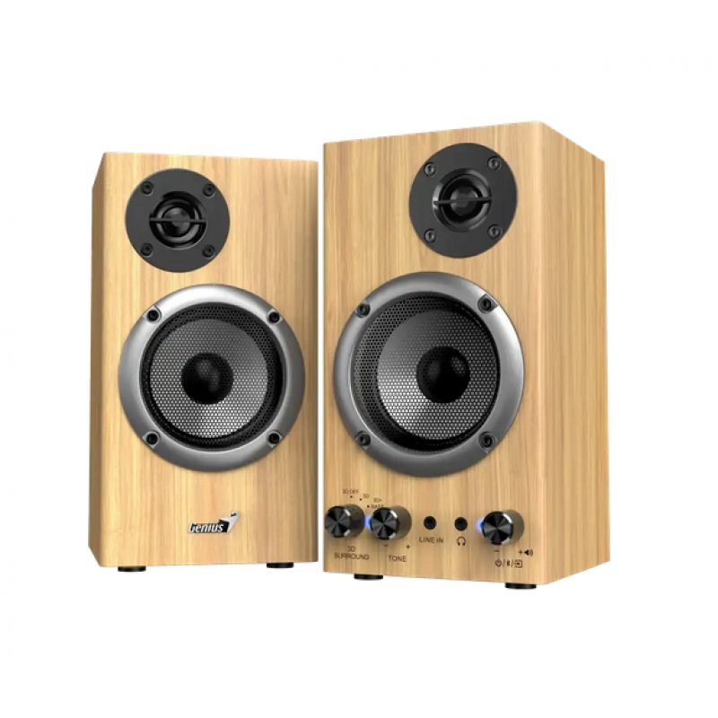 PARLANTE GENIUS SP-HF520BT PINE WOOD