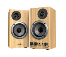 PARLANTE BLUETOOTH GENIUS SP-HF520BT PINE WOOD